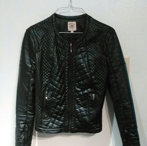 Faux leathet jacket